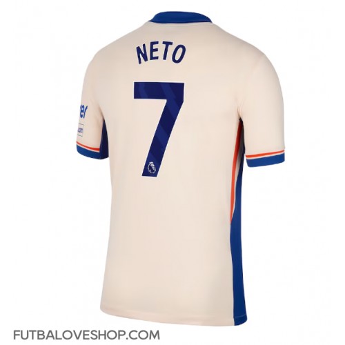 Dres Chelsea Pedro Neto #7 Preč 2024-25 Krátky Rukáv